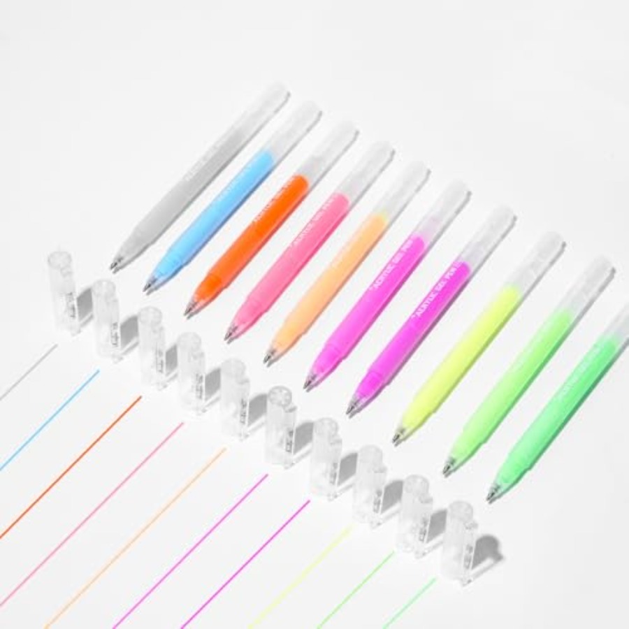 ROSYMENG 10 Colors Acrylic Gel - Gel Ink Pen Set บทวิจารณ์และราคา