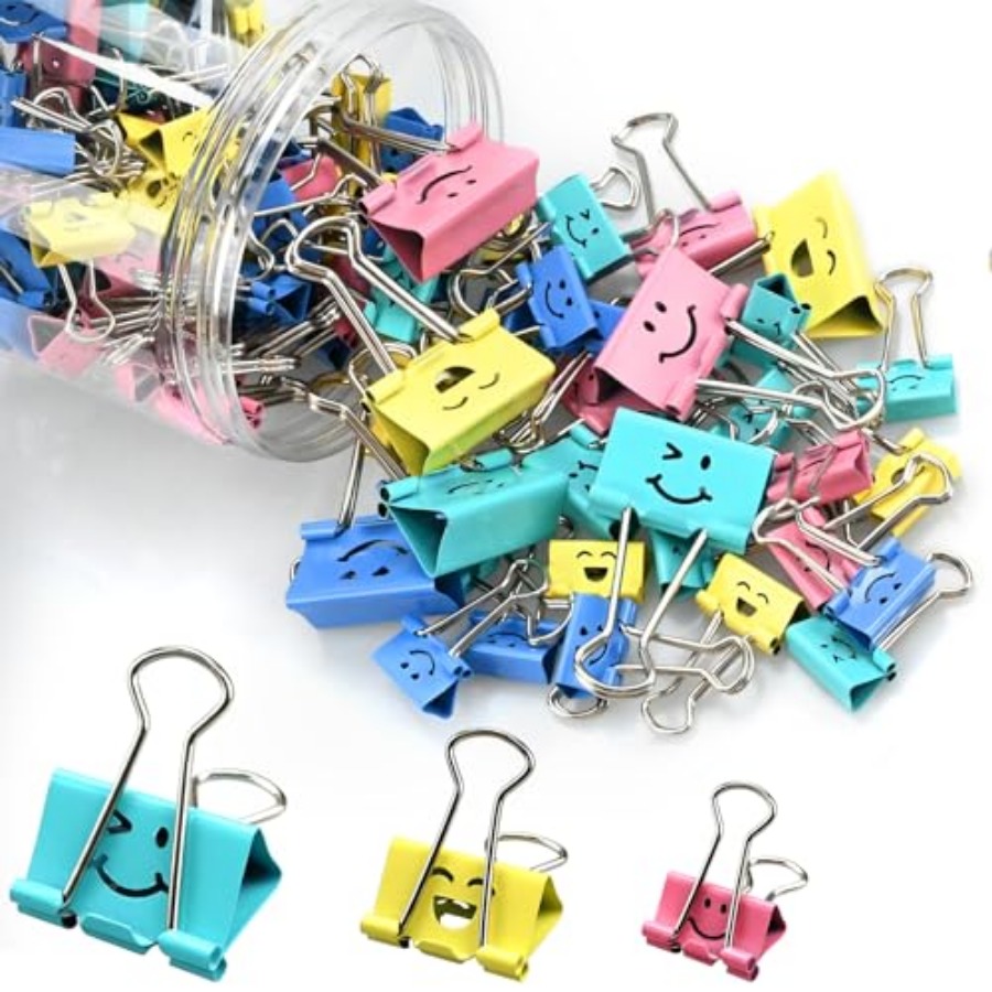 100 Pack Binder Clips Paper Cl - Binder Clip Assorted บทวิจารณ์และราคา