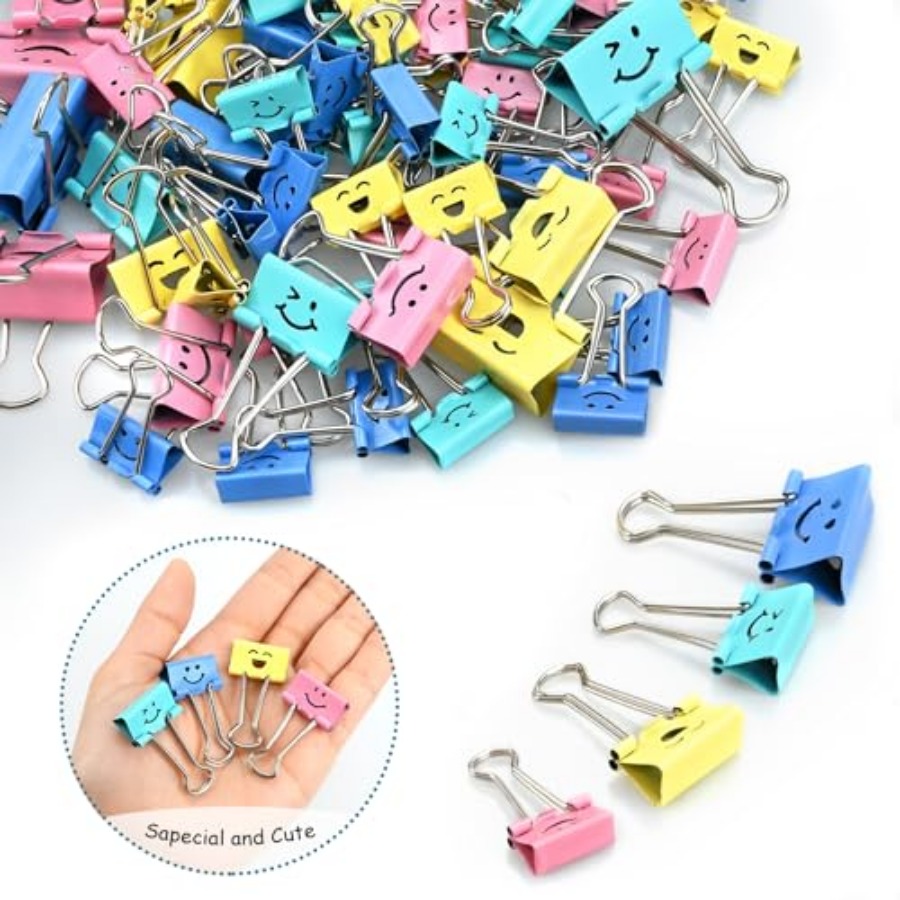 100 Pack Binder Clips Paper Cl - Binder Clip Assorted บทวิจารณ์และราคา