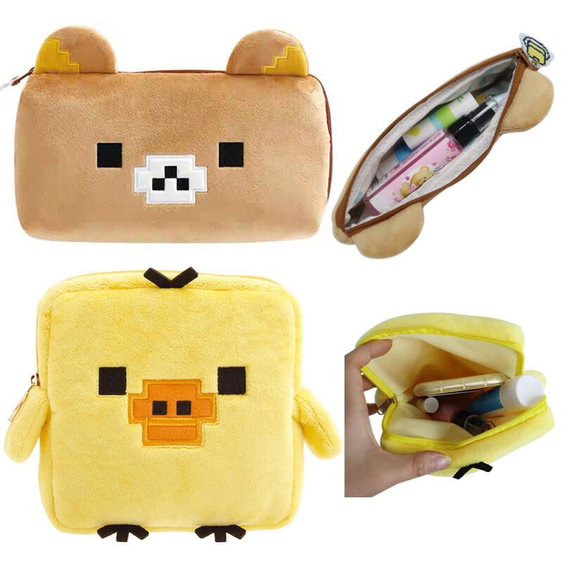 Rilakkuma Cartoon Kawaii Pixel - Pencil Case Large บทวิจารณ์และราคา