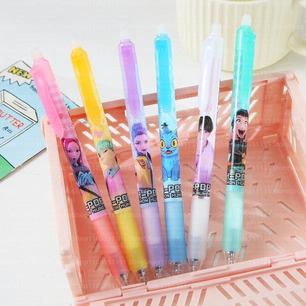 Anime Girl Group Erasable Pens - Gel Ink Pen Set บทวิจารณ์และราคา