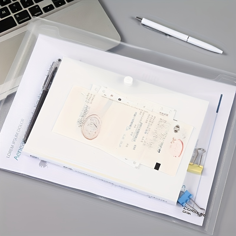10pcs Transparent A4 Folders C - Is Stationery Office Supply บทวิจารณ์และราคา