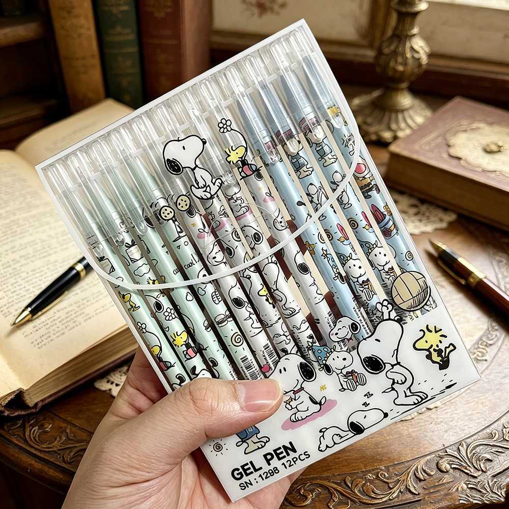 12pcs Snoopy Premium Erasable  - Stationery Office บทวิจารณ์และราคา