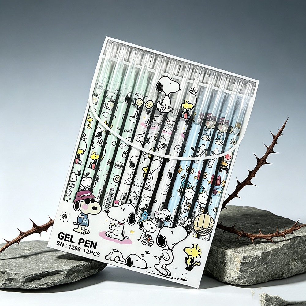 12pcs Snoopy Premium Erasable  - Stationery Office บทวิจารณ์และราคา