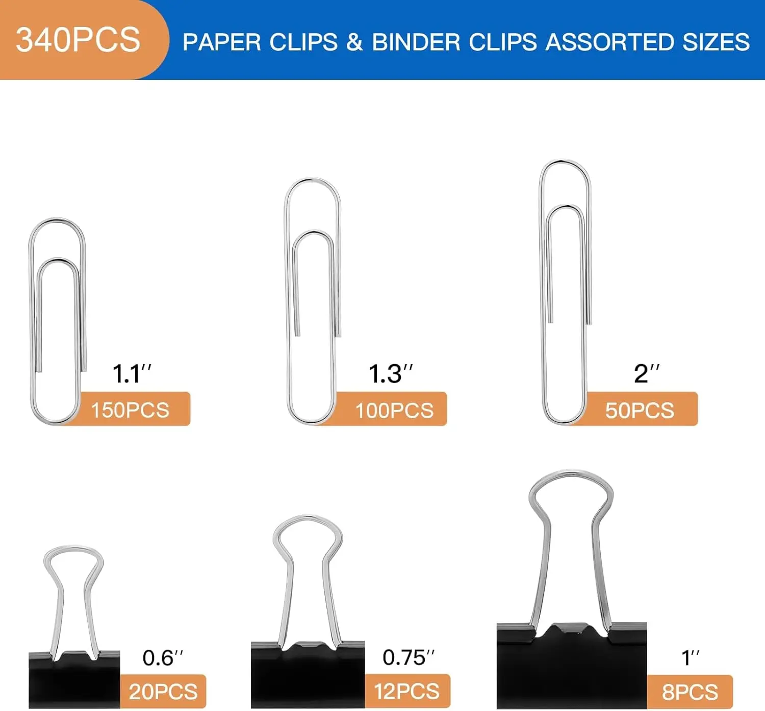Paper Clips & Binder Clips, 34 - Binder Clip Assorted บทวิจารณ์และราคา