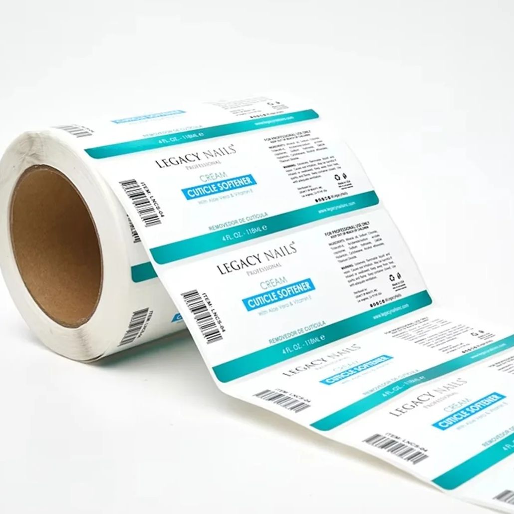 Custom Waterproof Vinyl Label  - Sticker Label Roll บทวิจารณ์และราคา