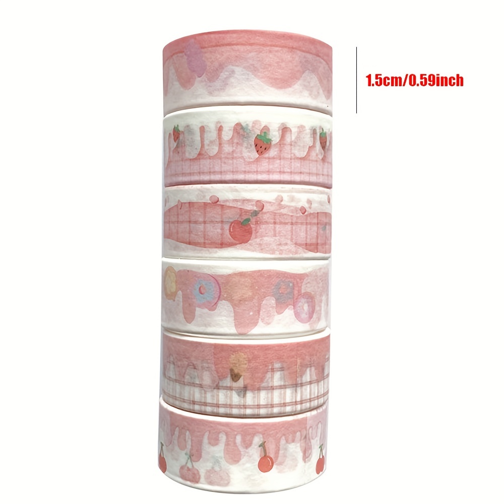 6roll/set Random Color Landsca - Washi Tape Set บทวิจารณ์และราคา