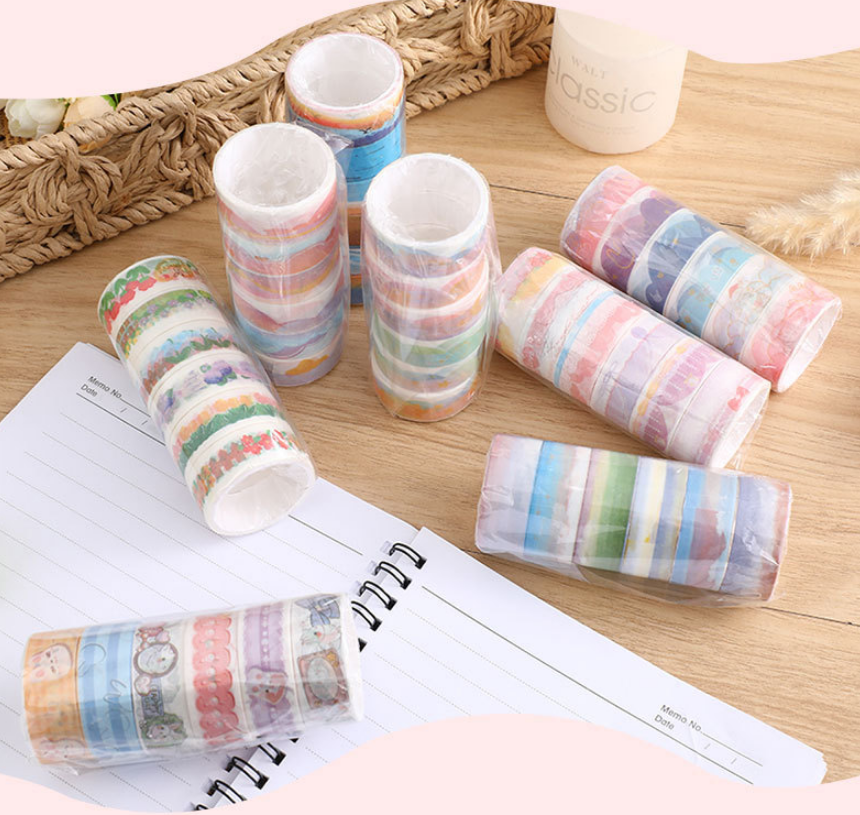 6roll/set Random Color Landsca - Washi Tape Set บทวิจารณ์และราคา