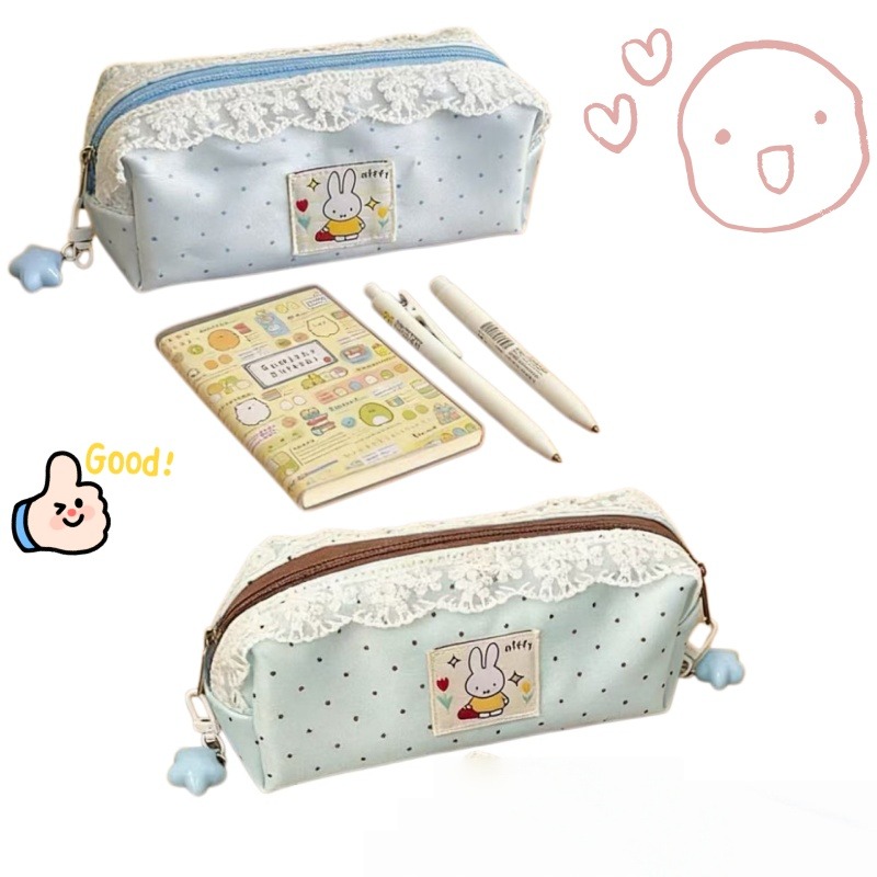 Minimalist Miffy Polka Dot Pen - Pencil Case Large บทวิจารณ์และราคา