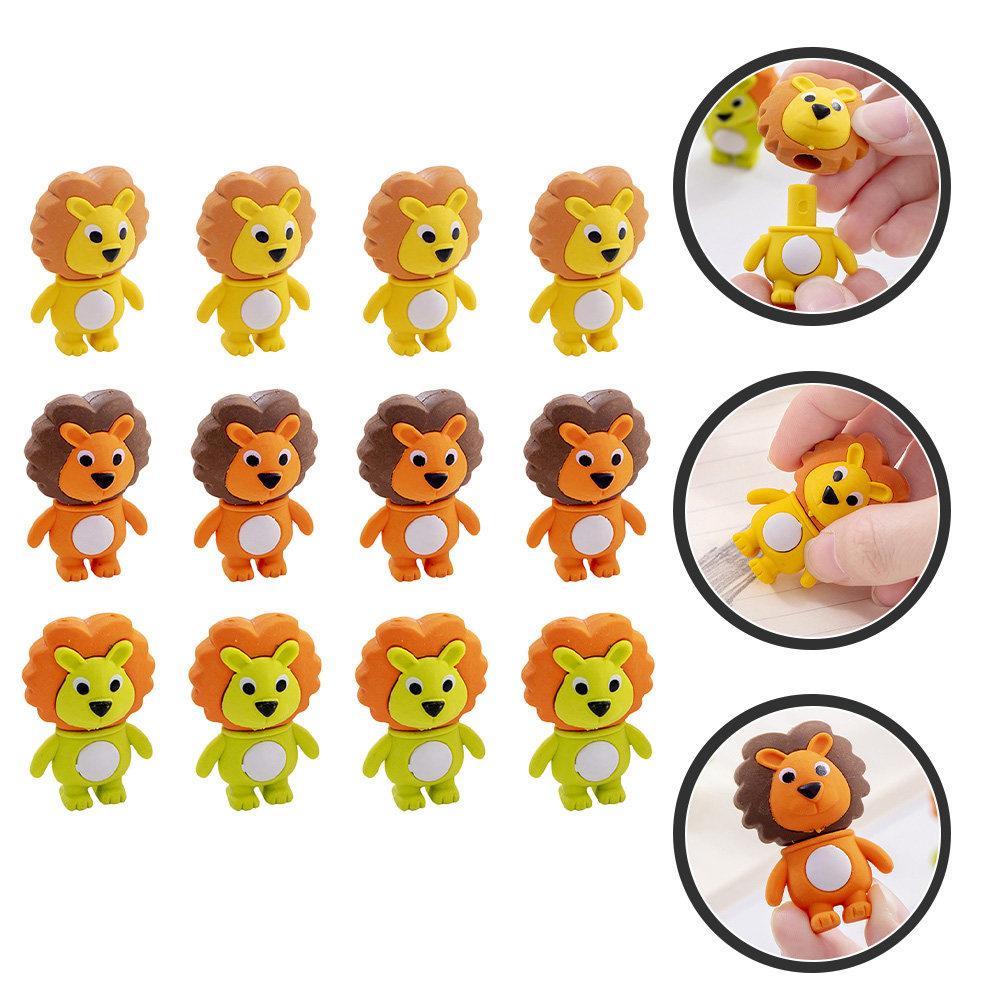 20Pcs Adorable Lion Erasers Ki - Lion Stationery & Office Supply(Kunshan)Co.Ltd บทวิจารณ์และราคา