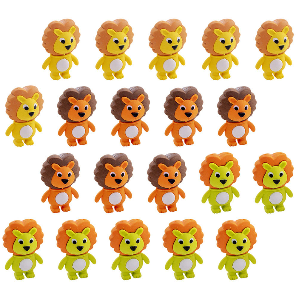 20Pcs Adorable Lion Erasers Ki - Lion Stationery & Office Supply(Kunshan)Co.Ltd บทวิจารณ์และราคา