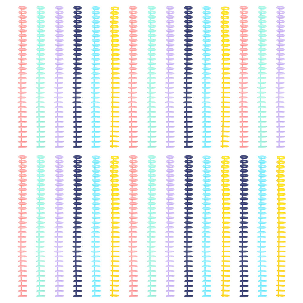30Pcs Loose Leaf Binder Rings  - Binding Comb Plastic บทวิจารณ์และราคา
