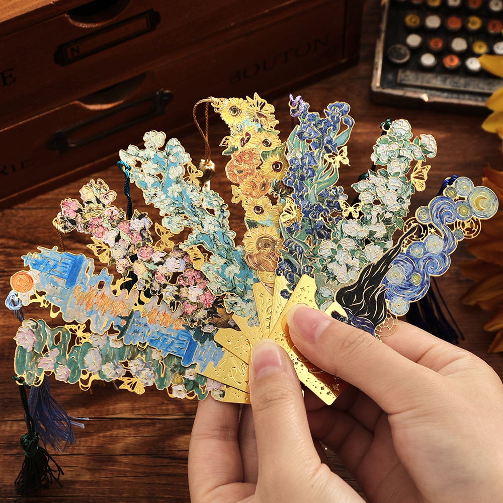 1 Pc Vintage Artistic Metal Bo - Stationery Office บทวิจารณ์และราคา