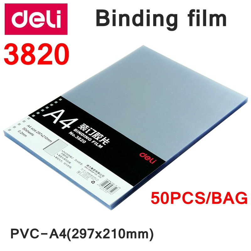 50PCS Deli 3820 A4 PVC Comb Bi - Binding Comb Plastic บทวิจารณ์และราคา