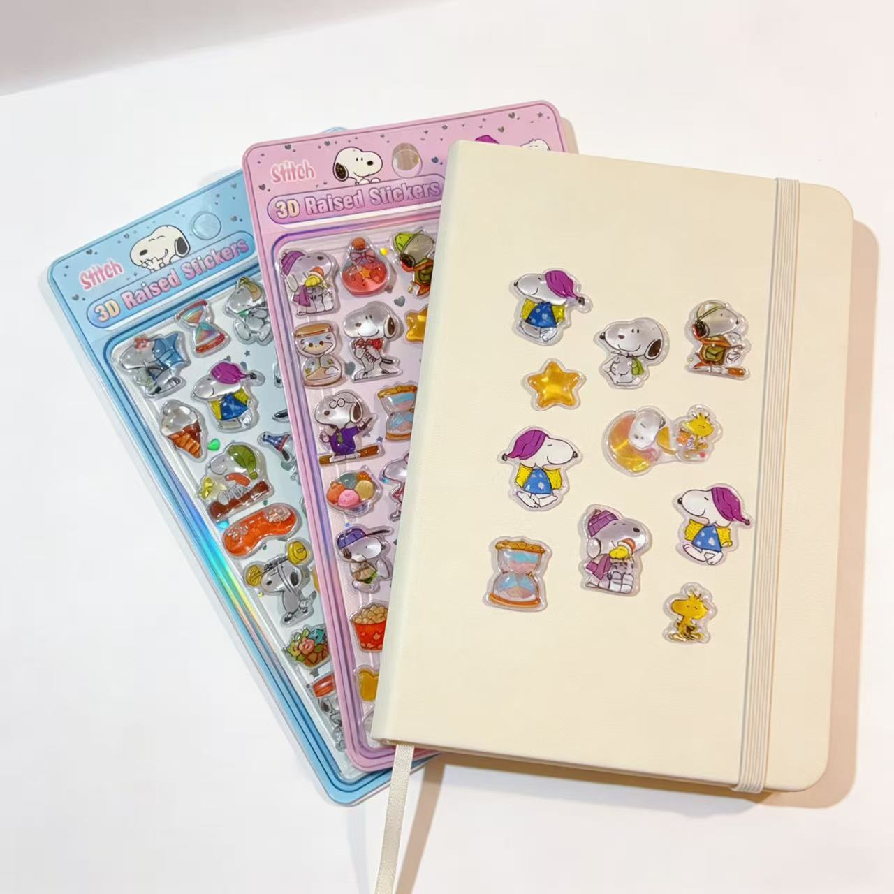 1/6pcs New Snoopy 3D Relief St - Stationery Office บทวิจารณ์และราคา