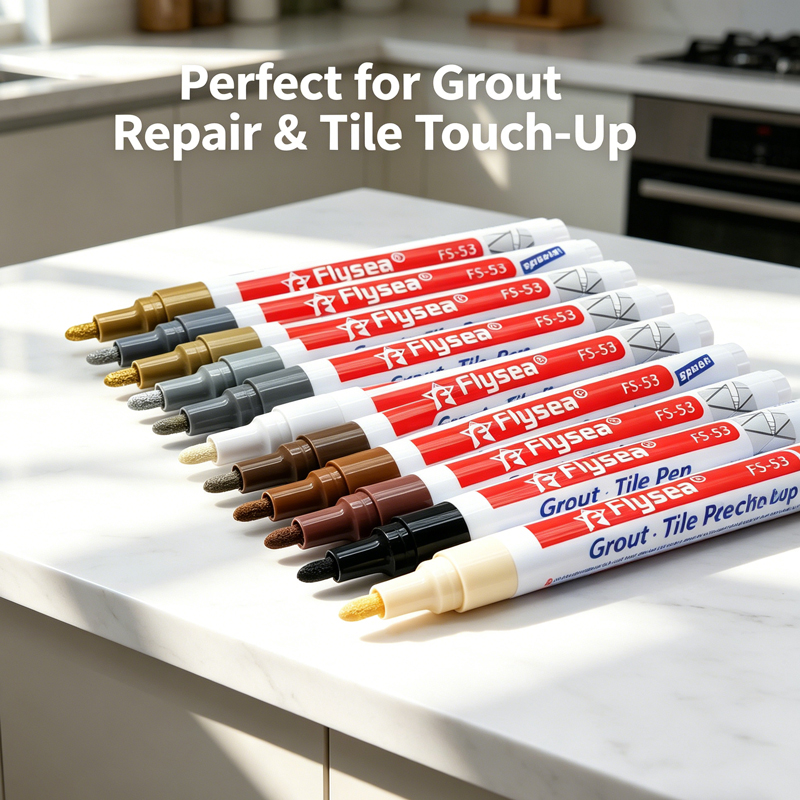1/3/6Pcs White Waterproof Tile - Whiteboard Marker Set บทวิจารณ์และราคา