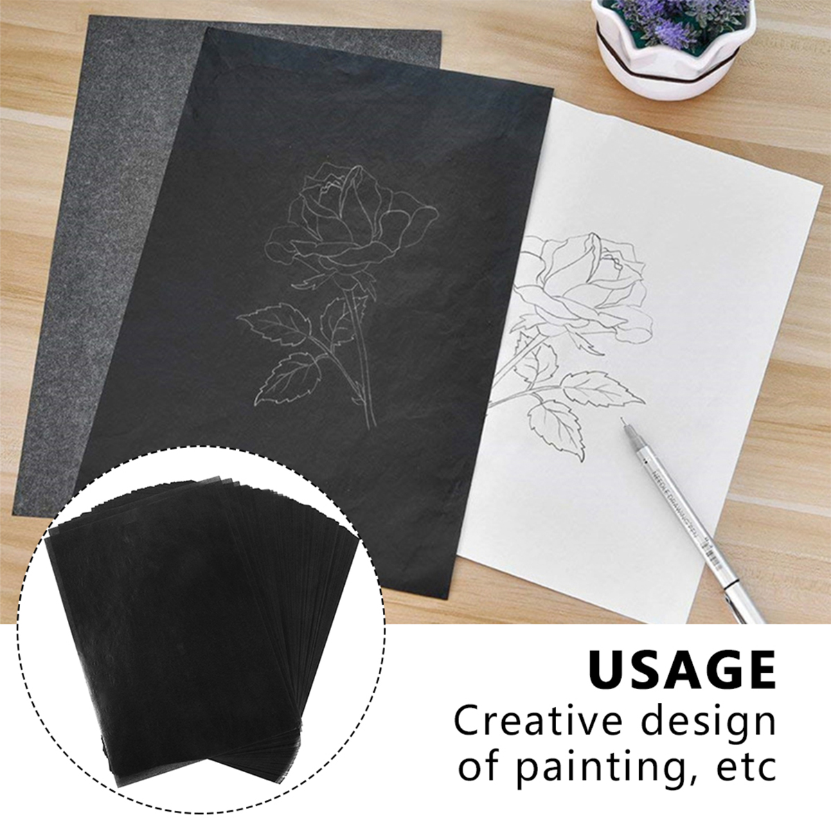 A4 Carbon Paper for Tracing Dr - Carbon Copy Book บทวิจารณ์และราคา