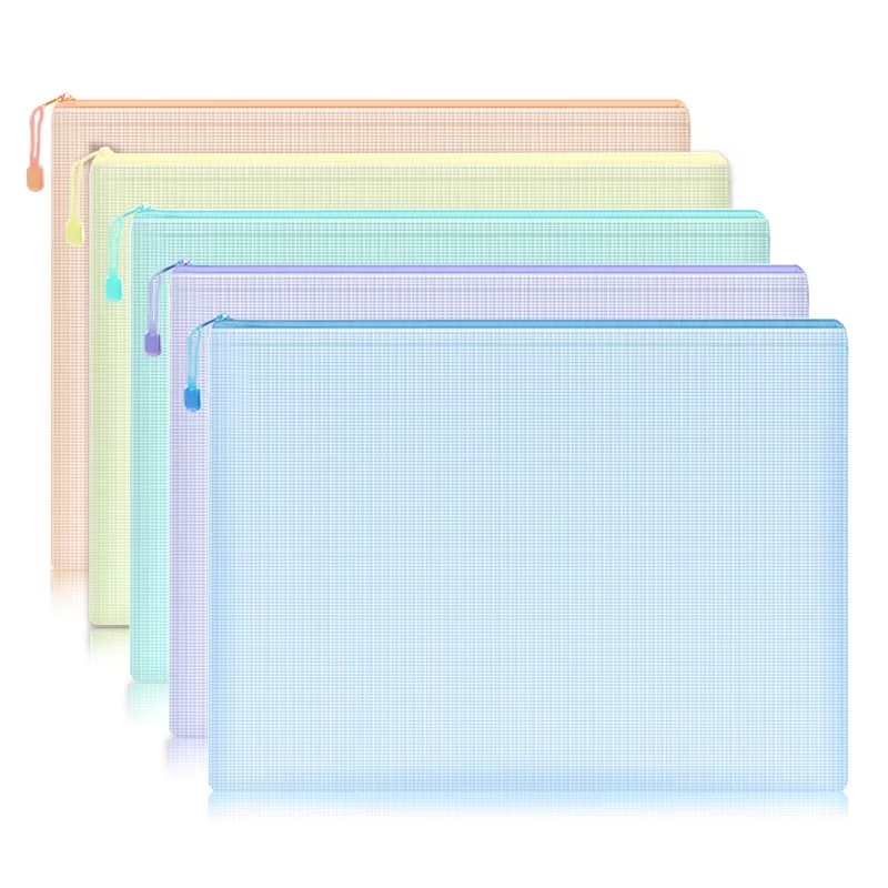 5-30Pcs Mesh Zipper Pouch Docu - Is Stationery Office Supply บทวิจารณ์และราคา